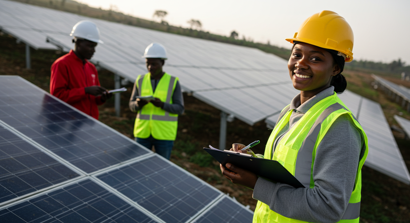 solar panel installation team, solar panel
